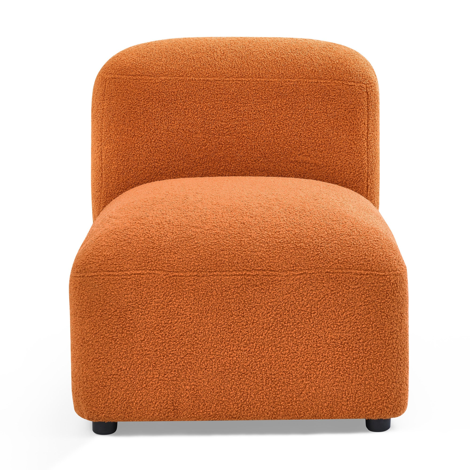 Orange: Cozy L-Shape Modular Style Sectional Sofa with DIY Combination (94.5" x 58")