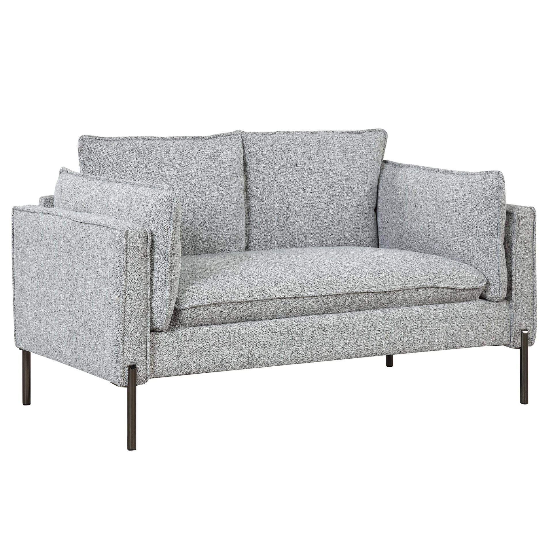 Grey - Classic Modern Style Loveseat Sofa (56")