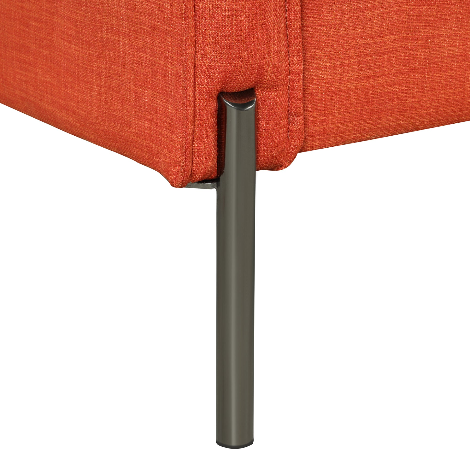 Orange - Classic Modern Style Loveseat Sofa (56")