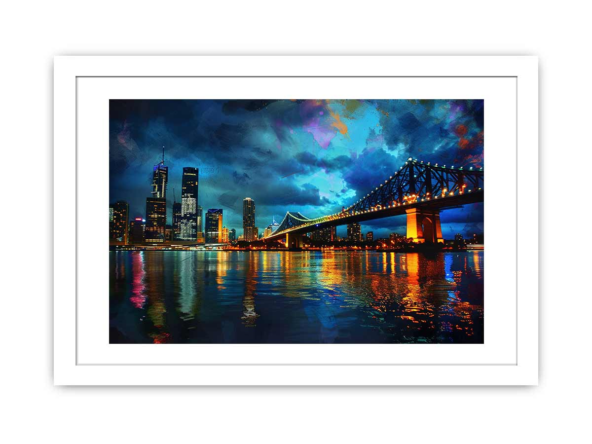 Brisbane Waterscape - Framed (Various Size)