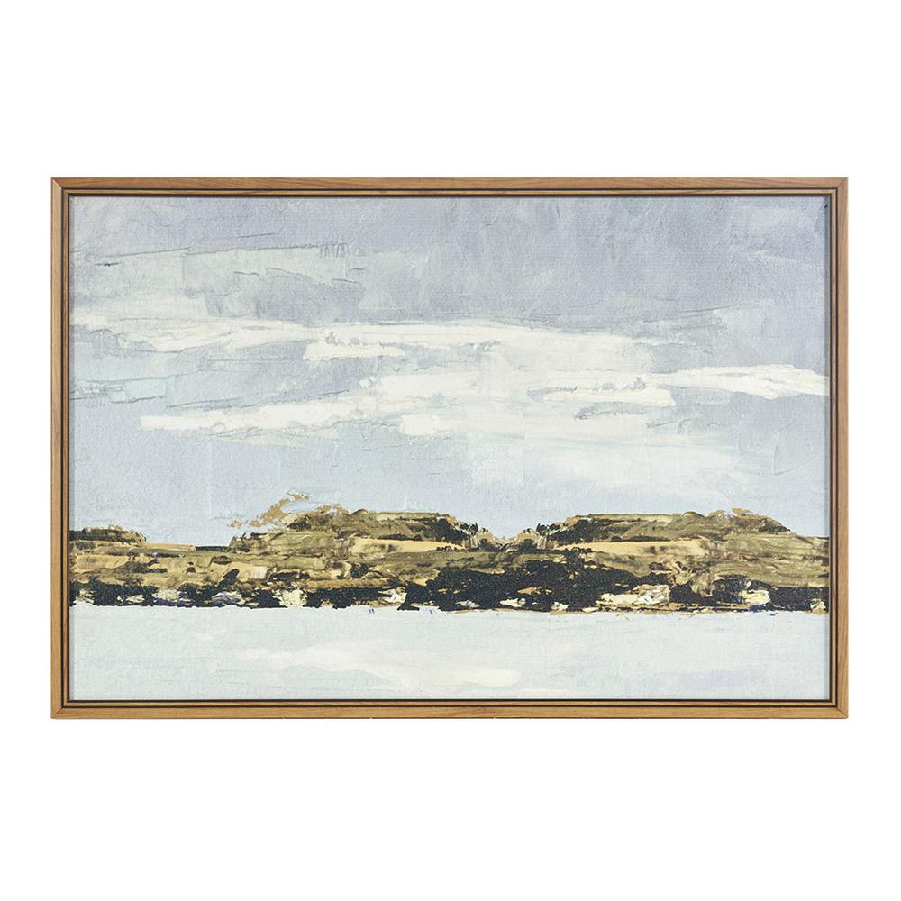 Calmness of Season, Wall Art Canvas - Framed (37" x 25")