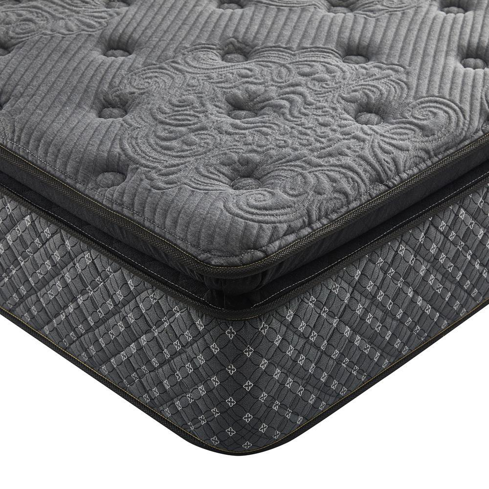 Twin - Grey & Black Premium Pillow Top Bellamy Mattress (12")