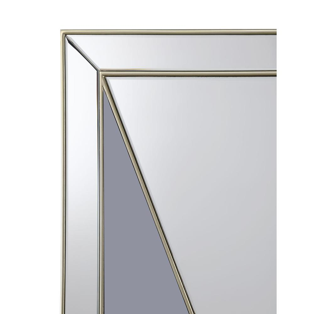 Champagne and Grey - Sophisticated Rectangular Mirror (31.5" x 39.25")