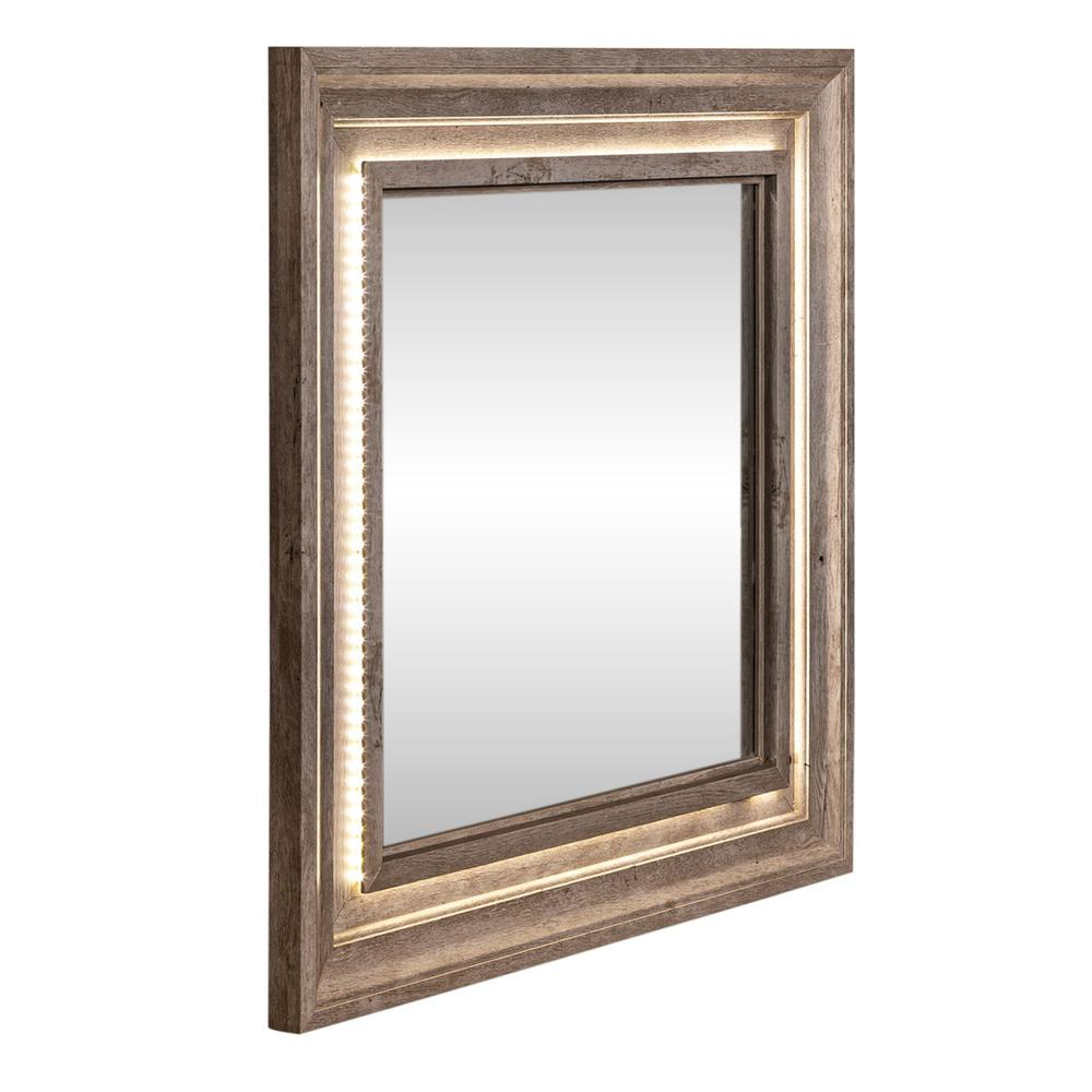 Chic Lanscape Lighted Mirror (42in x 40in)