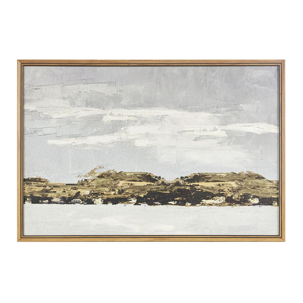 Calmness of Season, Wall Art Canvas - Framed (37" x 25")