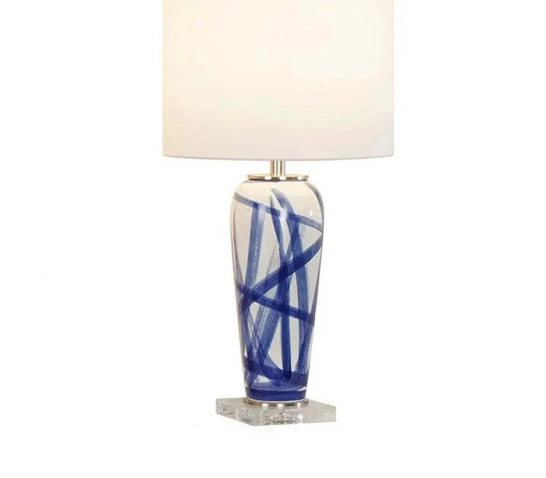 Blue - Modern Brilliance Table Lamp (28.7")